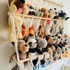 Stuffed Toy Holder, 3-Layer Versatile Plush Toy Holder, Bohemian Style Vertical Toy Storage Organizer, Stable Plush Toy Holder for Nursery Playroom - 4 of 4