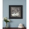HomeRoots Grateful Heart Black Framed Print Wall Art - 2 of 3