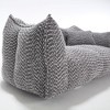 NicBex 73" Chenille Bean Bag Couch with High-Elasticity Foam,Giant Bean Bag Chair for Adults,Comfy Chair for Bedroom,Living Room Furniture - 3 of 4