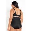 Women's Plus Size Smooth & Chic Control Brief - black | CITY CHIC - 2 of 4