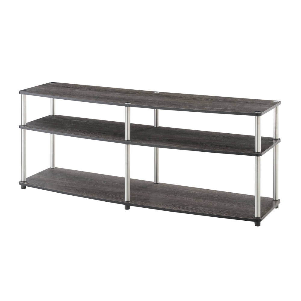 Photos - Mount/Stand Designs2Go No Tools 3 Tier Wide TV Stand for TVs up to 65": Entertainment