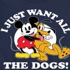 Boys' - Disney - Mickey Pluto Just Want All Dogs Short Sleeve Graphic T-Shirt - 2 of 4