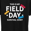 Women's - Instant Message - Field Day Survival Shirt Short Sleeve Graphic T-Shirt - 2 of 4