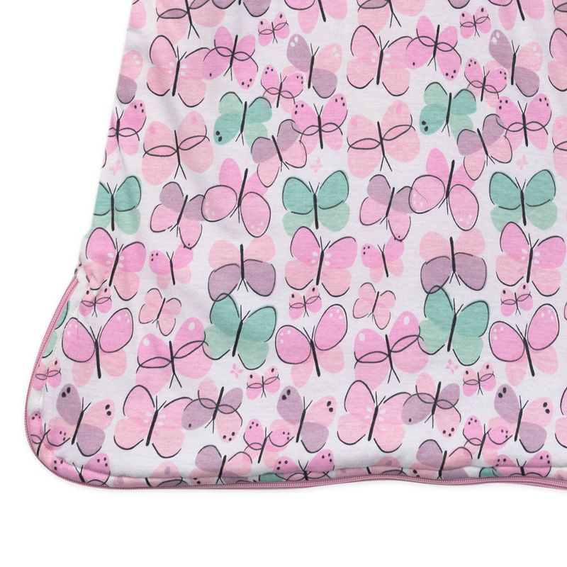 Honest Baby Organic Cotton Jersey Fill Wearable Blanket - All Seasons - Flutter, 3 of 4