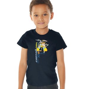 Toddler Boys' Star Trek Captains Chair T-Shirt Navy - 1 of 4