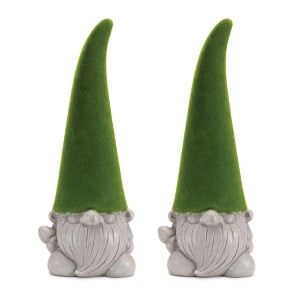 Melrose Mossy Gnome Statue (Set of 2) - 1 of 3