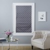 Exclusive Home Montague Trellis Total Blackout Roman Shade - image 3 of 4