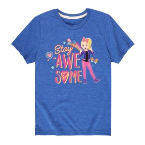 JoJo Siwa Stay Awesome Short Sleeve Graphic T-Shirt - Royal Blue - 5T - 1 of 3