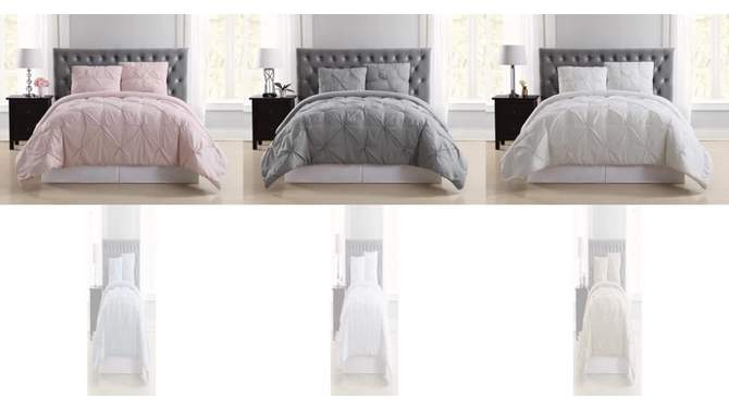 Truly Soft Everyday Pleated Duvet Cover Set, 2 of 5, play video