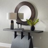 Uttermost Dutton Dark Walnut Round Mirror - 4 of 4