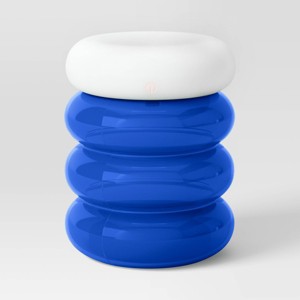 Portable Cordless Storage Table Lamp with Rechargeable Battery Blue - Room Essentials™ - 1 of 4