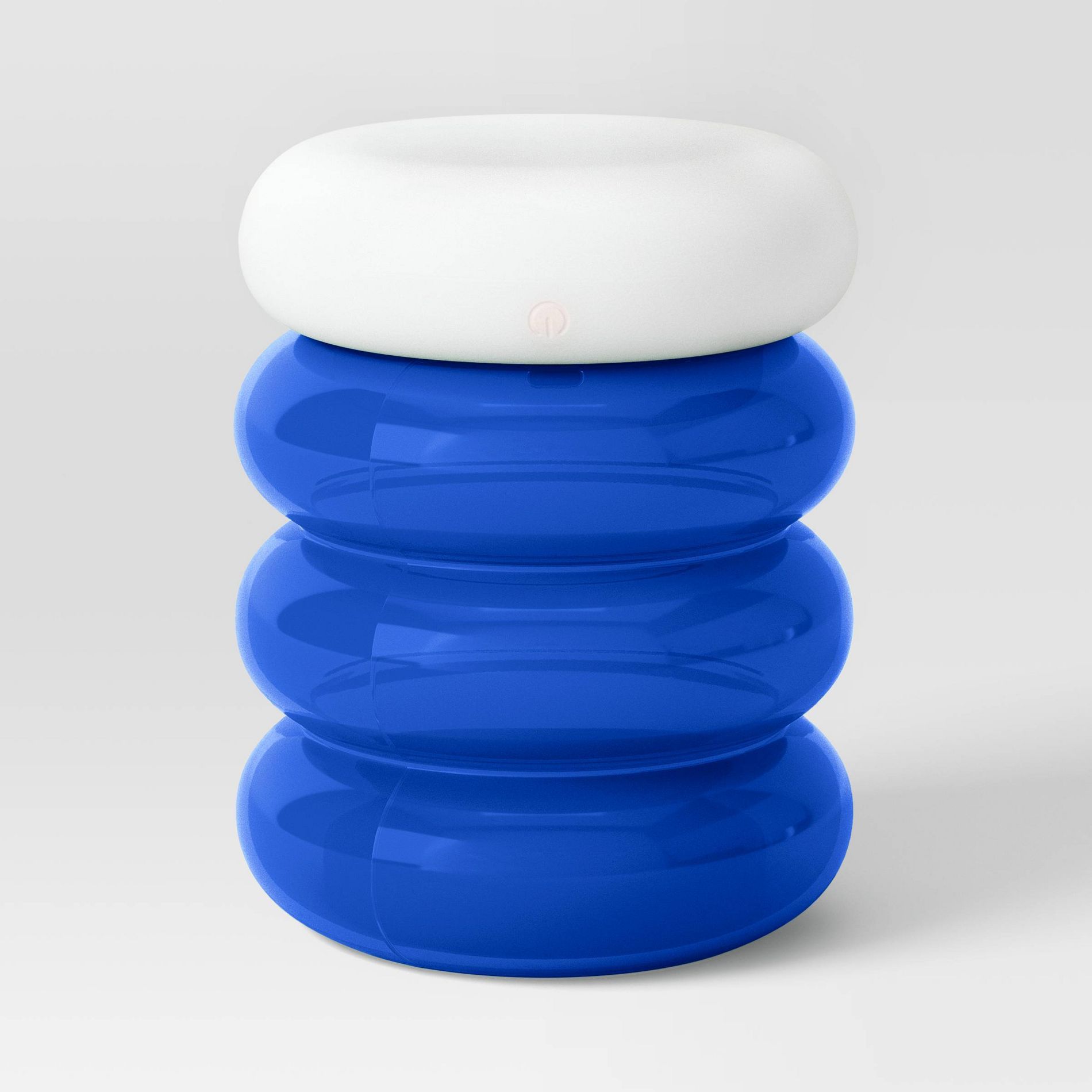 Portable Cordless Storage Novelty Table Lamp with Rechargeable Battery Blue - Room Essentials™