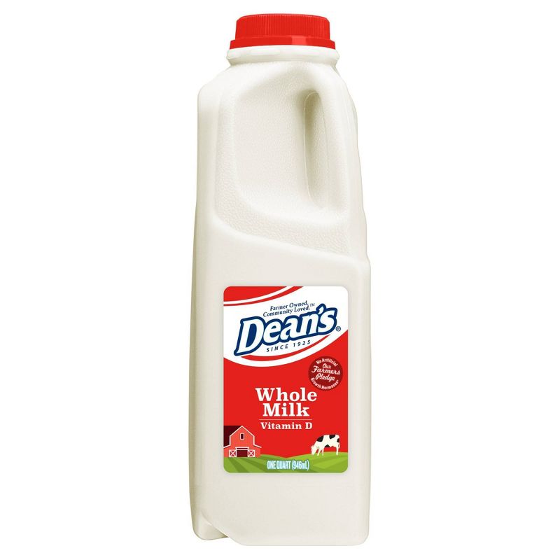 Deans Whole Milk - 1qt, 1 of 8