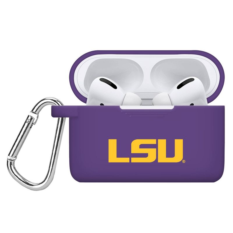 NCAA Louisiana State LSU Tigers AirPods Pro Cover - Purple, 1 of 3