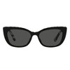 Dolce & Gabbana DX 4427 337287 Childrens Cat-Eye Sunglasses Black on Zebra 49mm - 2 of 3