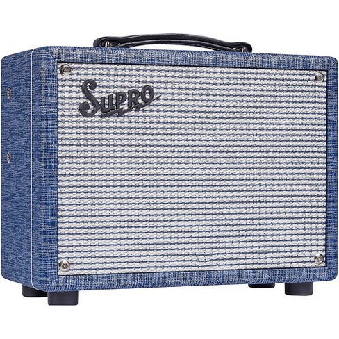 Supro 1606J 64 Super 5W 1x8 Tube Guitar Combo Amp Blue