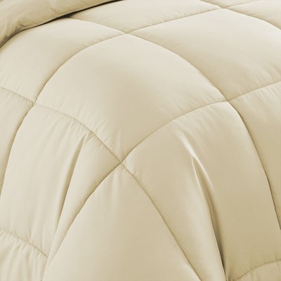 Queen Cream Down Alternative All-Season Comforter