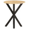 vidaXL Side Table Ã˜18.9" Solid Mango Wood - 2 of 4