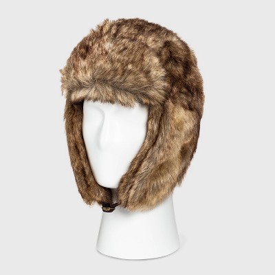Faux Fur Trapper Hat - Goodfellow & Co™ Natures Brown One Size