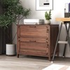 2-Drawer Lateral File Cabinet with Lock, Filing Cabinet for Home Office, Lockable Farmhouse File Organizer - 2 of 4