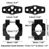 Unique Bargains Motorcycle Bike Light Lamp Holder Handlebar Mount Bracket Clamp Black - 3 of 4