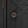 Sapphtopaz 4-Door Storage Cabinet Adjustable Shelves Sideboard Buffet Cabinet with Storage Solid Wood Veneer for Kitchen, Living Room, Corridor - 2 of 4