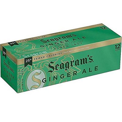 Seagrams Ginger Ale, 12 Oz., 24 Count