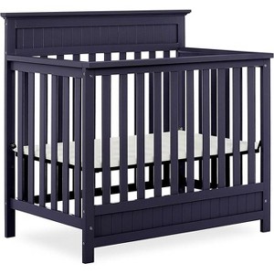 Pro Goleem Harbor 4-in-1 Convertible Mini Crib in Navy - 1 of 2