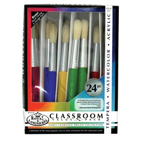 Royal & Langnickel Early Learning Chubby Classroom Value Pack, Assorted Size, Pack of 24 - 1 of 2