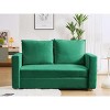 NicBex 62.5" Sofa Bed Loveseat Couch with Pull Out Bed & Adjustable Backrest,Upholstered Sleeper Sofa for Living Room,Bedroom,Office - 4 of 4