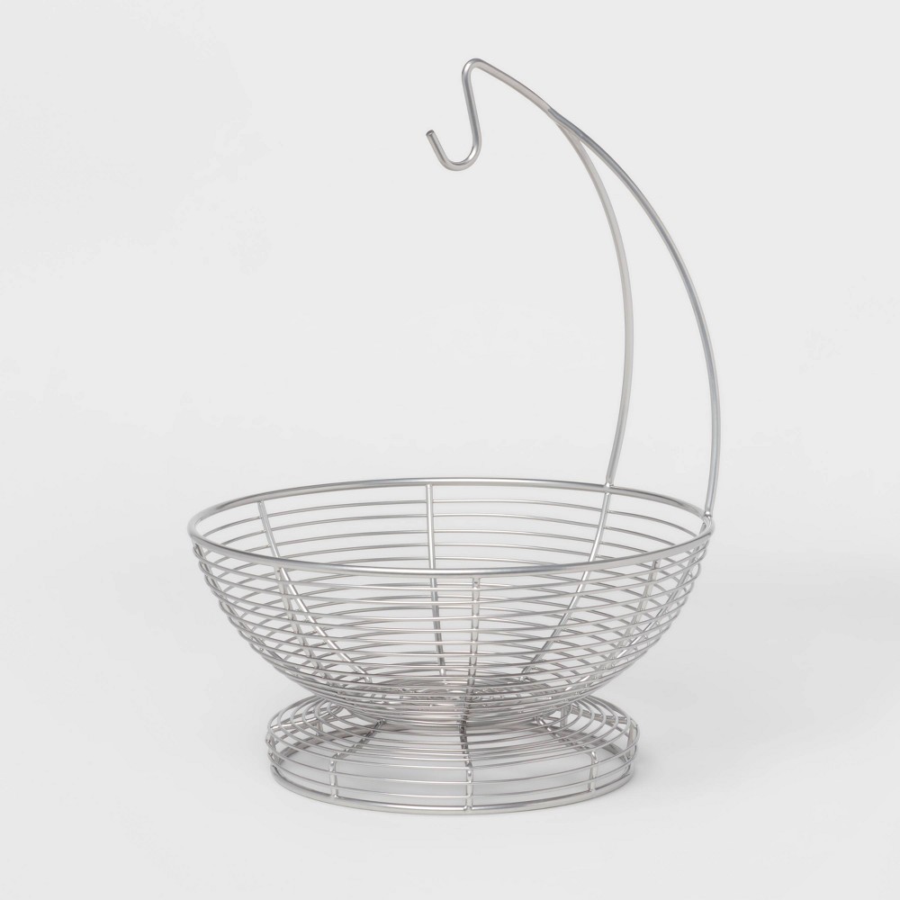 Photos - Other interior and decor Steel Wire Fruit Basket - Threshold™