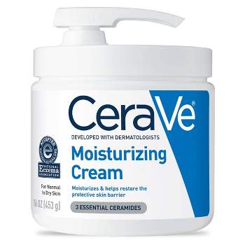 CeraVe Moisturizing Face & Body Cream with Pump for Normal to Dry Skin - 16 fl oz