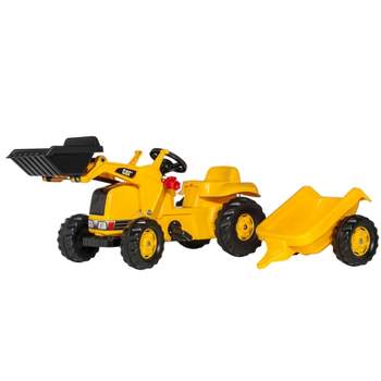 Caterpillar Kids' Tractor with Trailer Ride-On