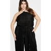 Women's Plus Size Kira Jumpsuit - black | CITY CHIC - 2 of 4