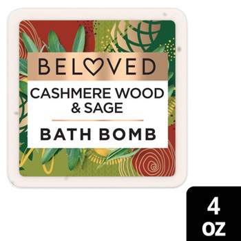 Beloved Cashmere Wood and Sage Bath Bomb - 4oz
