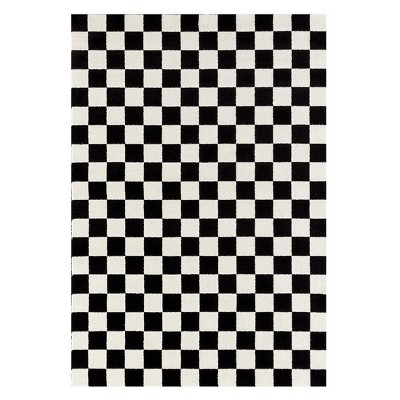 Luxe Weavers Checkered Geometric Area Rug