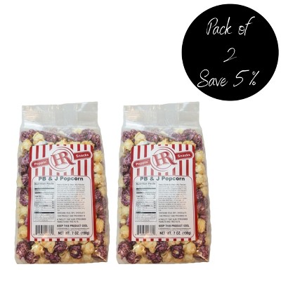 HR Poppin' Snacks 7 oz Peanut Butter & Jelly Popcorn - Pack of 2