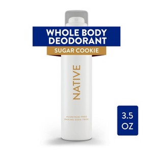 Native Whole Body Deodorant Spray - Limited Edition Holiday - Sugar Cookie - Aluminum Free - 3.5 oz - 1 of 4