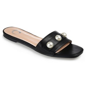 Journee Collection Womens Leonie Slide Flat Sandals - 1 of 4