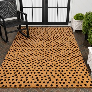 JONATHAN Y Peater Classic Casual Commercial Natural Coir Area Rug - 1 of 4
