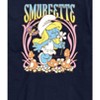 Men's - Smurfs - Smurfette Flowers and Mushrooms Short Sleeve Graphic T-Shirt - 2 of 4