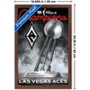 Trends International WNBA Las Vegas Aces - 2025 WNBA Finals Team Logo Framed Wall Poster Prints - 3 of 4