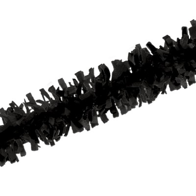 Beistle 25' Tissue Festooning Garland Black 4/Pack 55599-BK