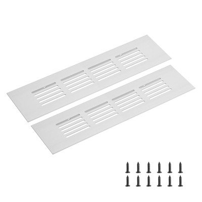 Unique Bargains Rectangle Ventilation Grille, Aluminum
