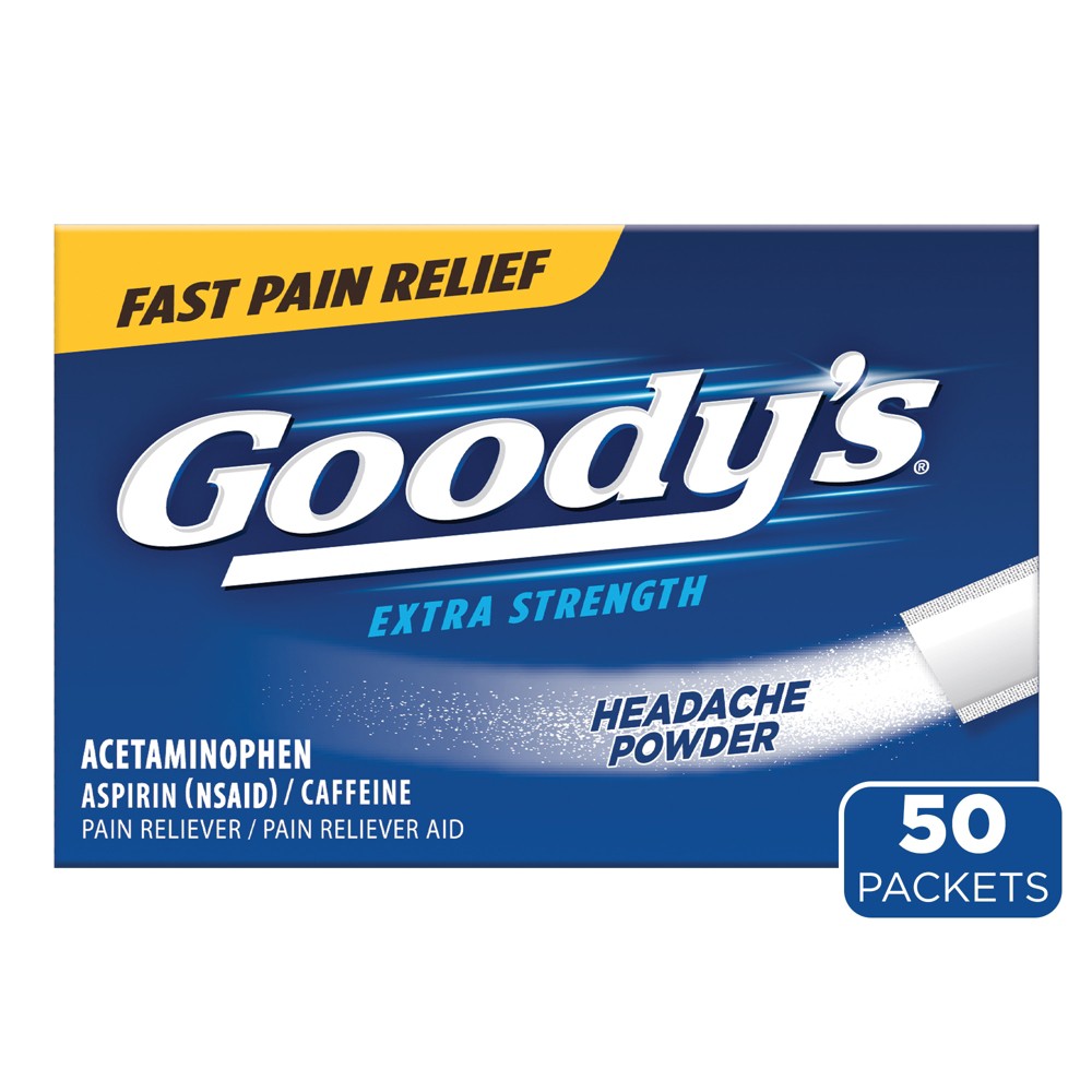 Goodys Extra Strength Headache and Pain Relief Powder - Aspirin (NSAID) - 50ct