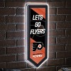 Evergreen Ultra-Thin Glazelight LED Wall Decor, Pennant, Philadelphia Flyers- 9 x 23 Inches Made In USA - image 2 of 4