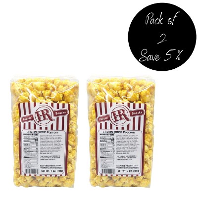 HR Poppin' Snacks 7 oz Lemon Popcorn - Pack of 2