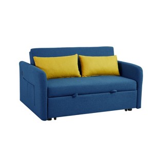 NicBex Sleeper Sofa Couch Fabric Pull Out Sofa Bed Convertible Sleeper Chair Twins Sofa Bed for Living Room - 1 of 4