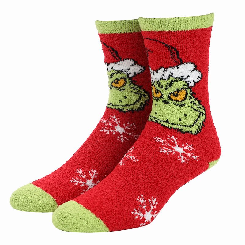 The Grinch Adult Beanie and Knee High Sock Set, 3 of 6