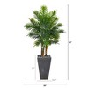 Nearly Natural 63-in Areca Artificial Palm Tree in Cement Planter (Real Touch) - 2 of 4
